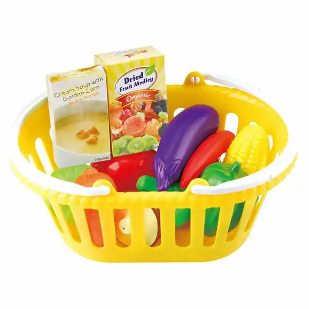 Playgo Mandje met Groenten - 13dlg. Koop Online