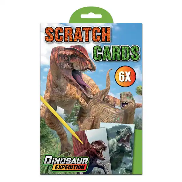 Betrouwbaar Dino Kras Kaarten, 6st
