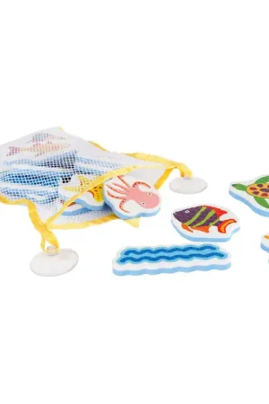 Betaalbaar Mini Club Foam Bad Plakfiguren Zeedieren, 16dlg.