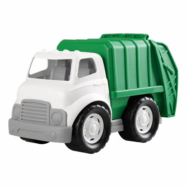 Populair Playgo Biobased Vuilniswagen Groen - 28cm
