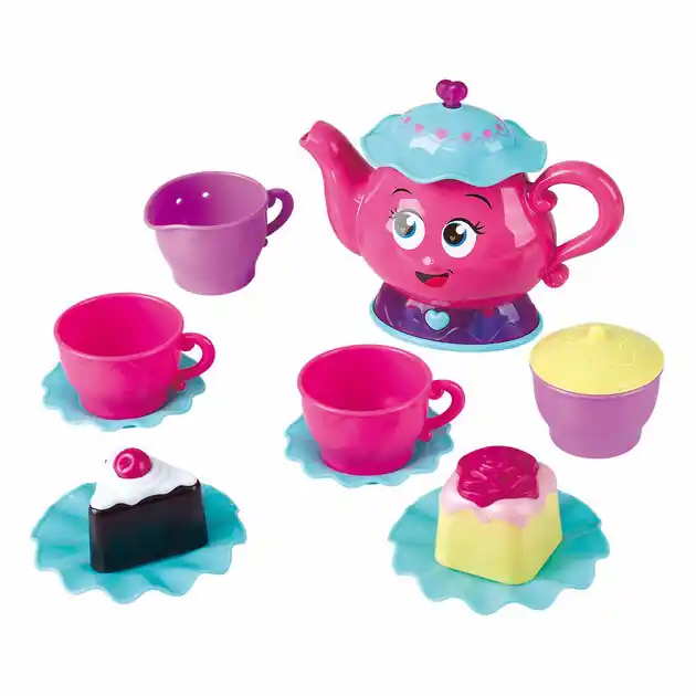 Playgo Theekransje Theeservies met Licht en Geluid - 12dlg. Lage Prijs