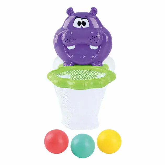 Playgo Badspeelgoed Basketbal Nijlpaard Speelset - 4dlg. Premium