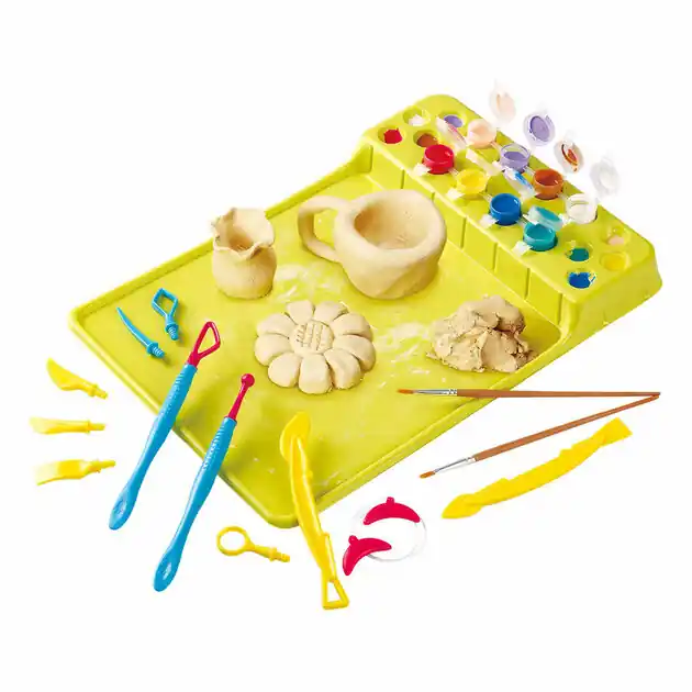 Playgo Beeldhouwen Kleiset met Verf en Accessoires - 20dlg. Merkproduct