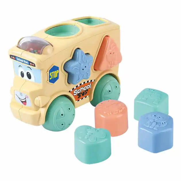 Playgo Bus Vormenstoof - 5dlg. Meest Verkocht