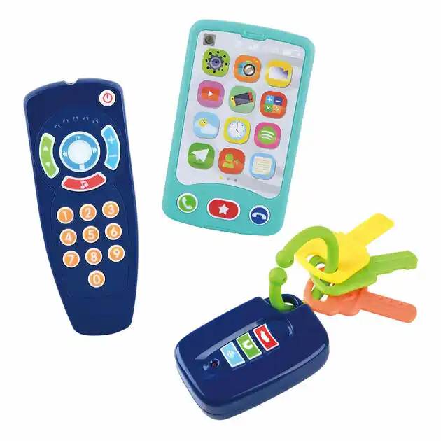 Laatste Kans Playgo Baby Speeltjes Sleutel - Afstandsbediening en Telefoon - 3dlg.