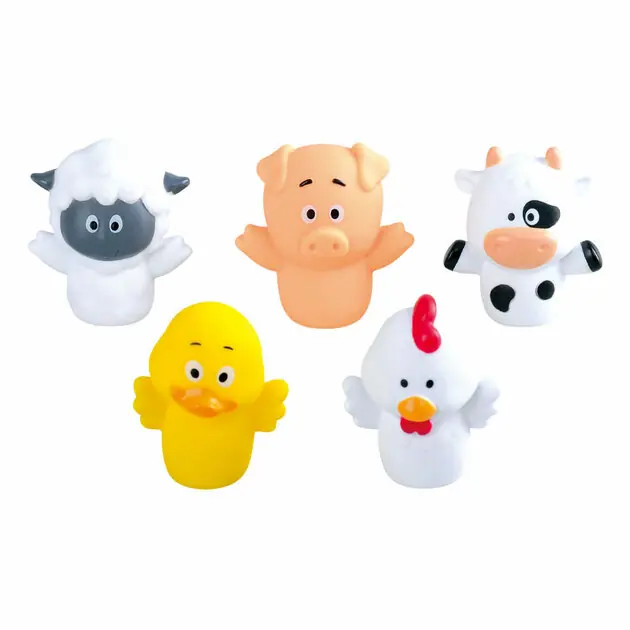 Playgo Vingerpoppetjes Boerderijdieren - 5st. Korting