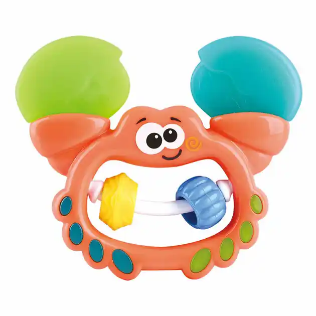 Playgo Krab 2in1 Rammelaar en Bijtspeeltje Direct Verzonden