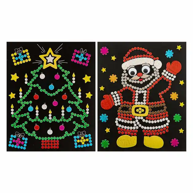 Voordeelprijs Xmas Holografische Stippen Stickerset