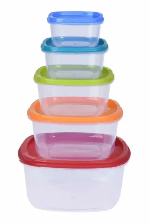 Snelle Levering Voorraaddoos Set, 5dlg.