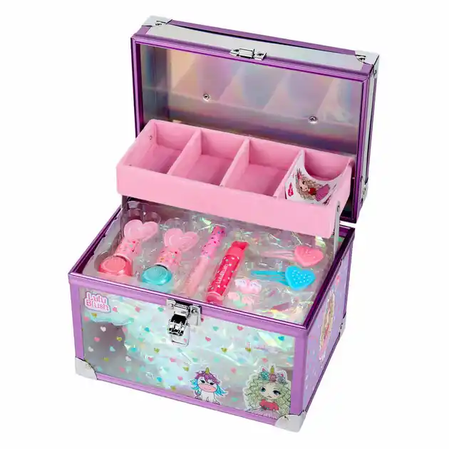 Lulu Blush Make-Up Koffer Transparant Hoge Kwaliteit