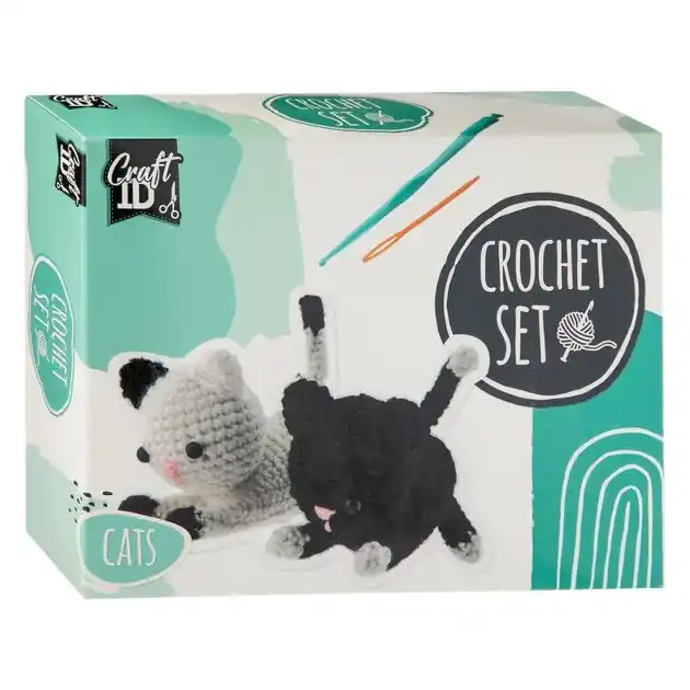 Haakpakket Twee Katjes - incl. Naald en Draad Gereduceerde Prijs