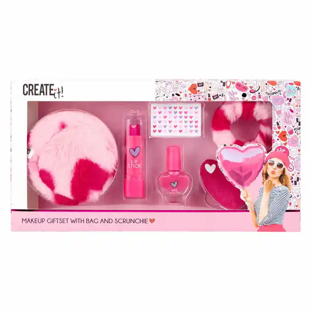 Hoge Kwaliteit Create It! Hart Make-up Set Hartjes