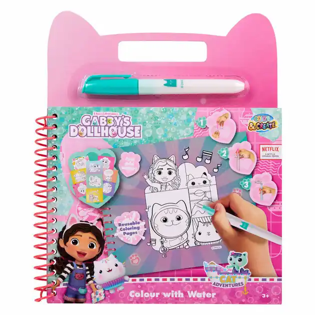 Gabby's Poppenhuis Waterkleurboek Express Levering