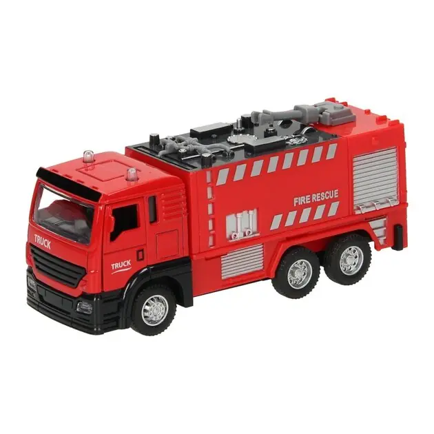 Pull-back Brandweerwagen Rood Licht en Geluid Korting
