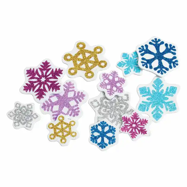 Premium Colorations - Glitter Foam Sneeuwvlokken, 300st.