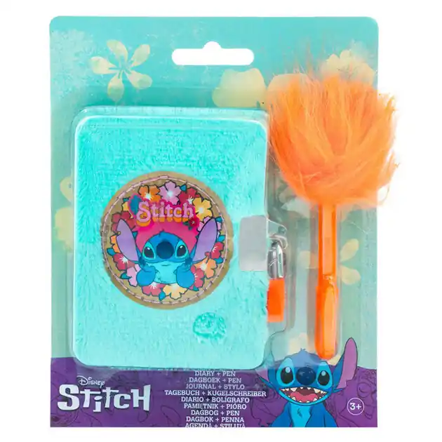 Favoriet Stitch Pluche Dagboek met Fluffy Pen