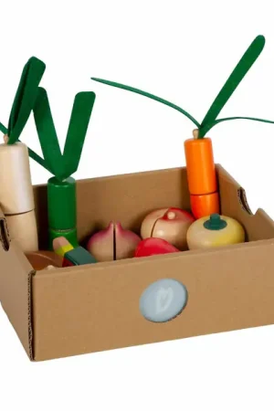 Weekendaanbieding Small Foot - Houten Snij- en Groenten Speelset Fresh, 14dlg.