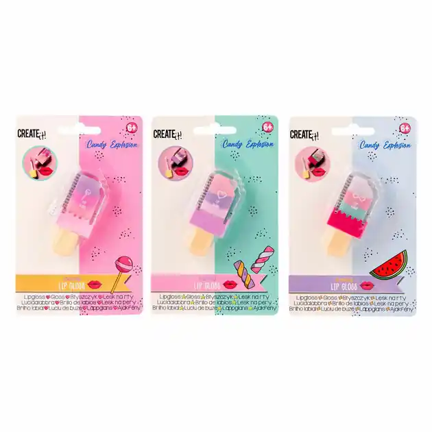Create It! Candy Lipgloss IJslolly Exclusieve Aanbieding