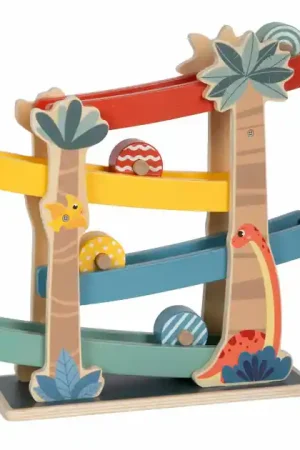 Snelle Levering Small Foot - Houten Knikkerbaan Dino