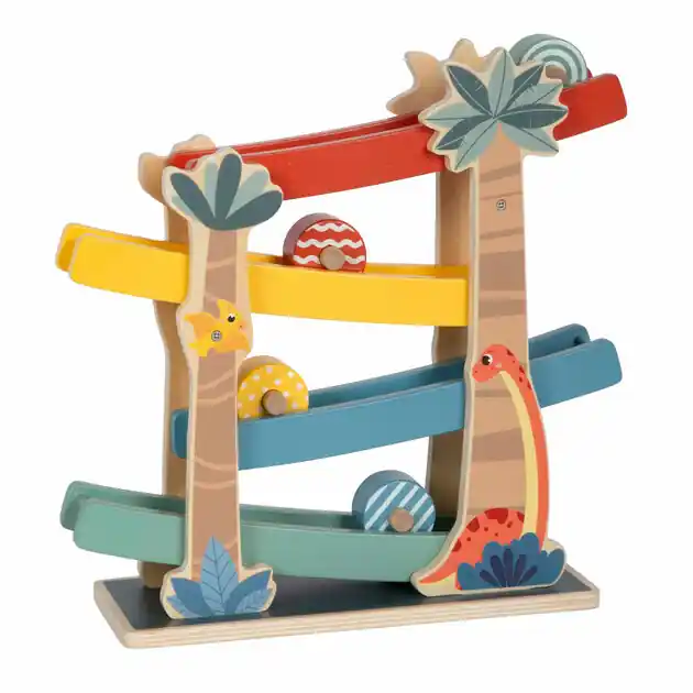 Snelle Levering Small Foot - Houten Knikkerbaan Dino