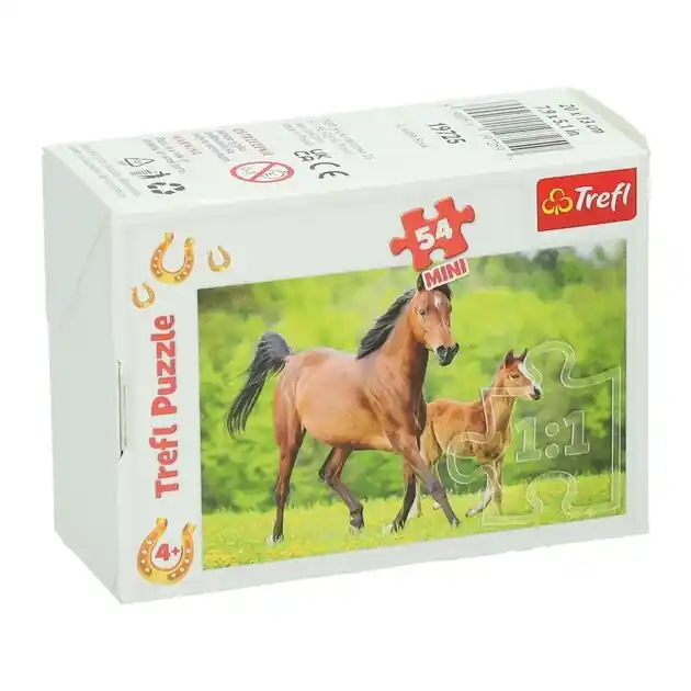Mini Puzzel Paarden, 54st. Koop Online