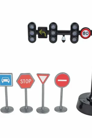 Fabrieksprijs Kids Globe Verkeerslicht met 3 Lichten en 5 Verkeersborden
