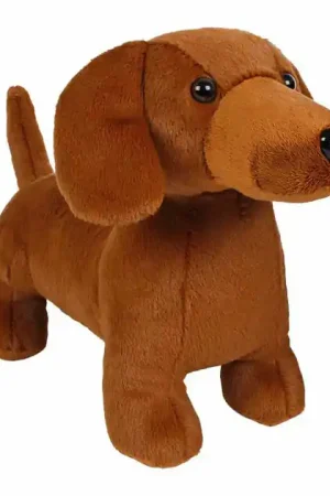 Superprijs Take me Home Knuffel Pluche - Teckel Lichtbruin, 33cm