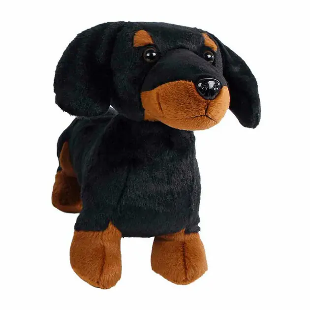 Voordeelprijs Take me Home Knuffel Pluche - Teckel Donkerbruin, 33cm
