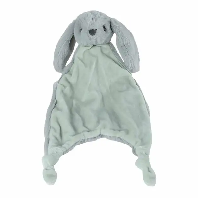 Mini Club Knuffeldoekje Konijn Groen, 38cm Nieuw