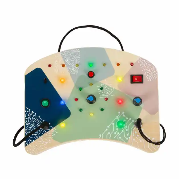 Small Foot - Houten LED Activiteitenbord met Licht en Schakelaars Betrouwbaar