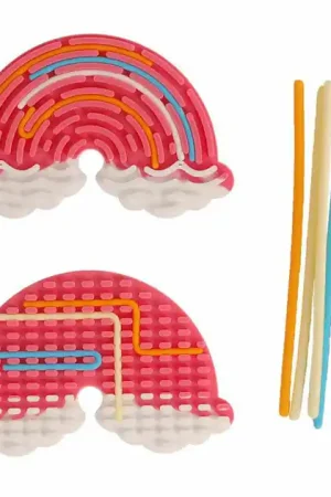 Vingerafdruk Doolhof met Sticks - Regenboog Weekendaanbieding