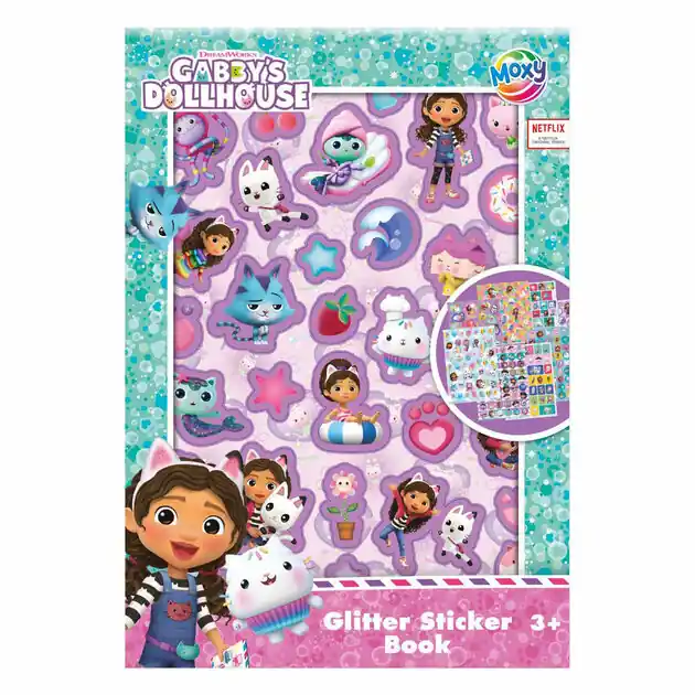 Glitter Stickerboek A5 - Gabby's Poppenhuis Bestel Nu
