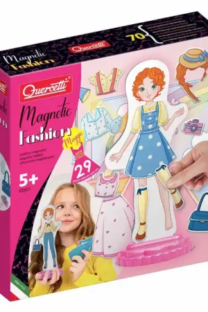 Beperkte Voorraad Quercetti Magnetische Mode Aankleedpop, 29dlg.