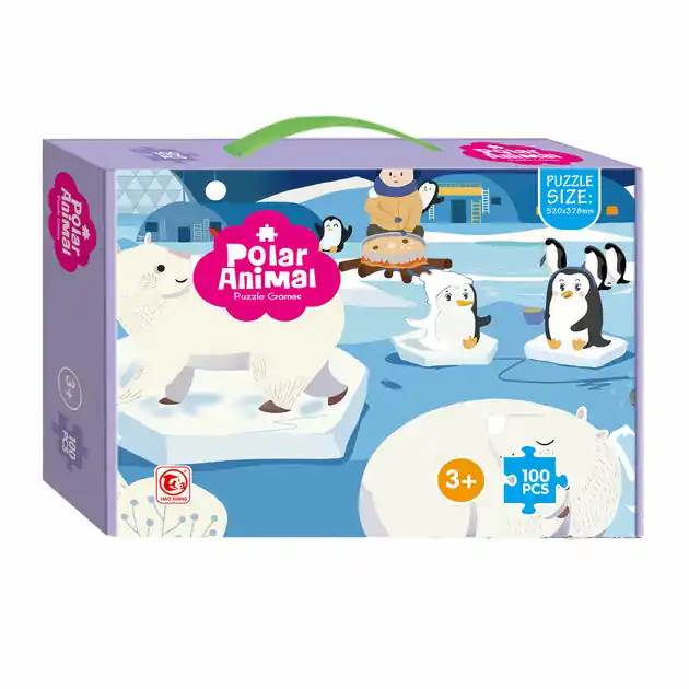 Betaalbaar Kinder Legpuzzel Zuidpool, 100st.