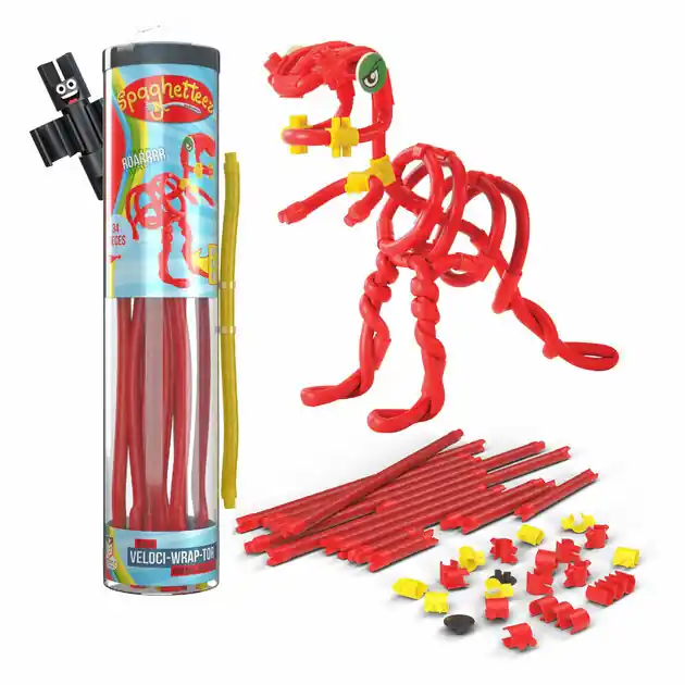 Laatste Kans Spaghetteez Velociraptor Flexibele Bouwstaafjes, 34dlg.