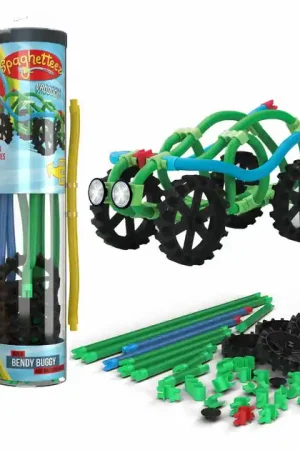 Actieprijs Spaghetteez Bendy Buggy Flexibele Bouwstaafjes, 34dlg.