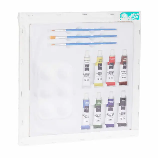Finale Uitverkoop Schilderset met Canvas, 12dlg.
