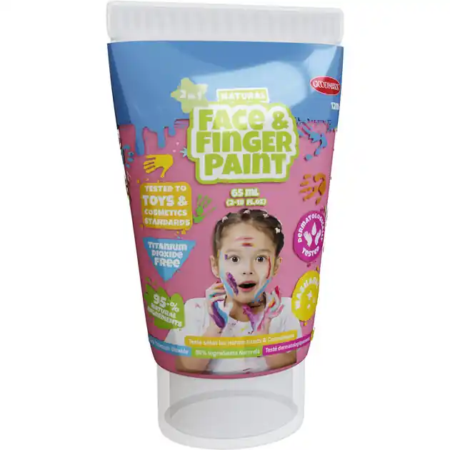 Nu Kopen Natural Face & Fingerpaint Tube - Roze, 65ml