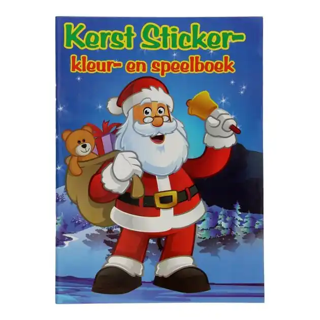 Hete Deal Kerst Sticker- en Kleurboek