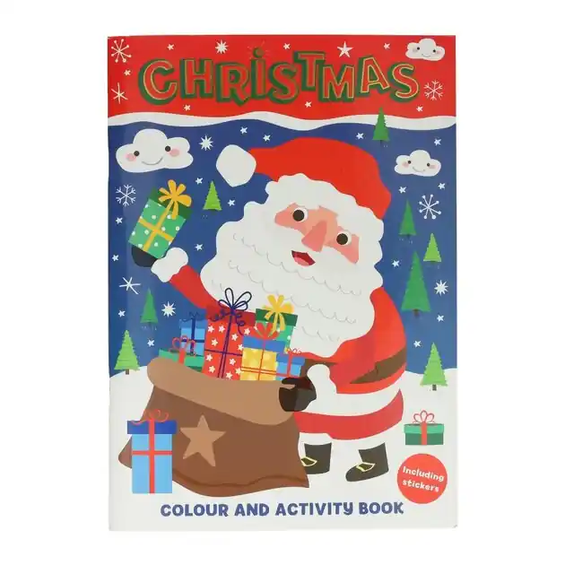 Merkproduct Kleur- en Activiteitenboek A4 Kerstmis