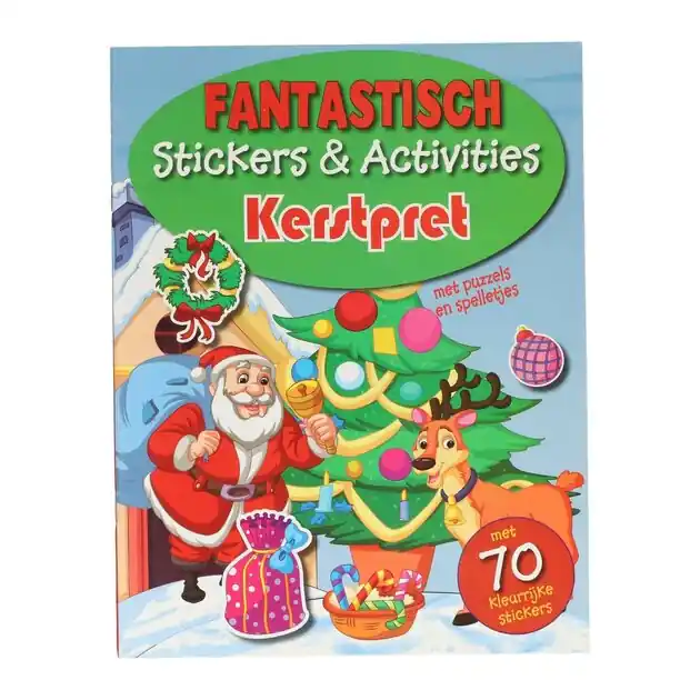 Alleen Vandaag Fantastisch Stickers- en Activiteiten Kerstpret