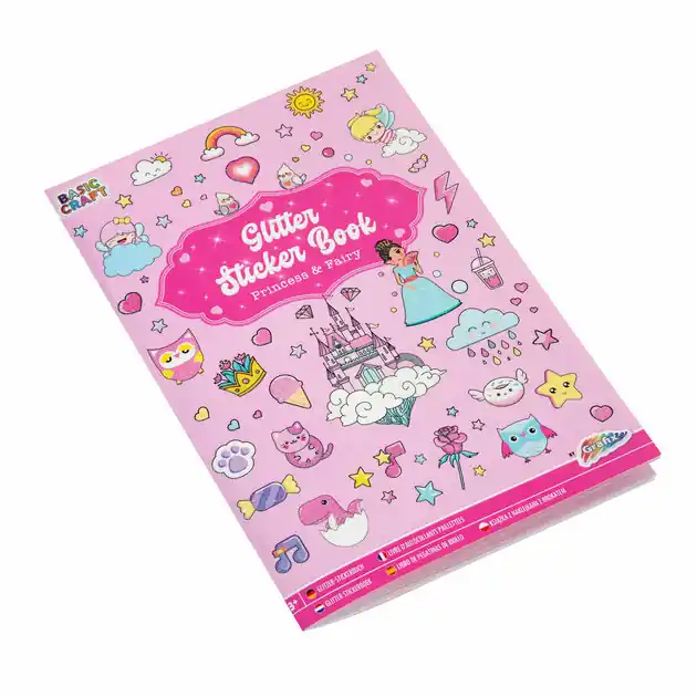 Glitter Stickerboek A5 - Roze Meest Verkocht