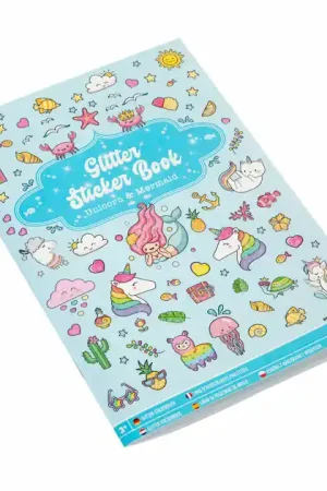 Veilige Betaling Glitter Stickerboek A5 - Blauw