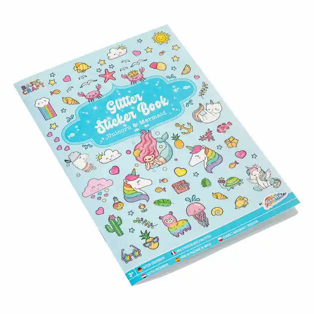 Veilige Betaling Glitter Stickerboek A5 - Blauw