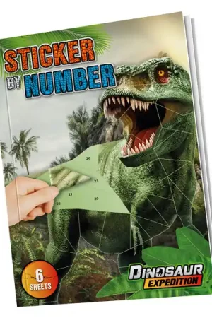 Beperkt Aanbod Dino Stickeren op Nummer