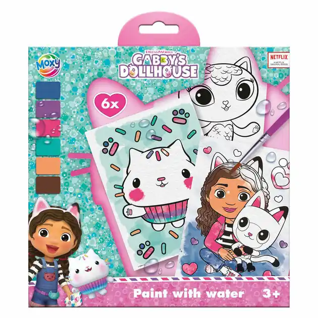 Schilderen met Water Gabby's Poppenhuis, 7dlg. Seizoensaanbieding