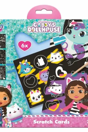 Aanbieding Scratch Kaarten Gabby's Poppenhuis Set, 7dlg.