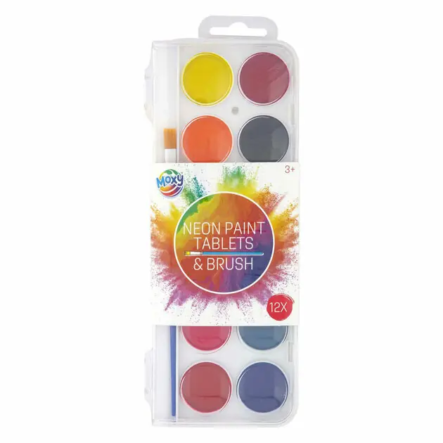 Must-Have Verfpalet Neon met Kwast
