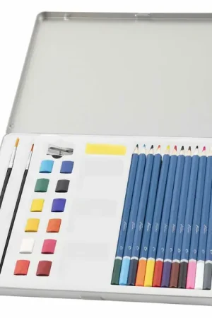Aquarel Verfset in Tinnen Box, 28dlg Beperkt Aanbod