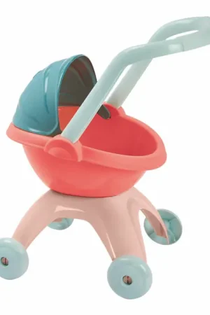 Snelle Levering Ecoiffier Nursery Poppenwagen Pastel